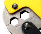 Hex tool head